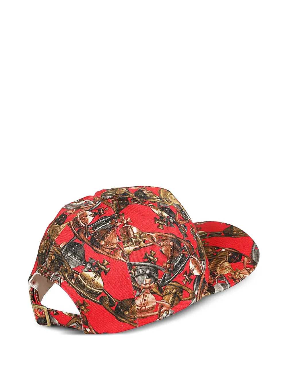 Vivienne Westwood Honkbalpet met Orb-logoprint - Rood