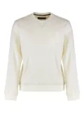 Moorer ribbed-knit wool sweater - White