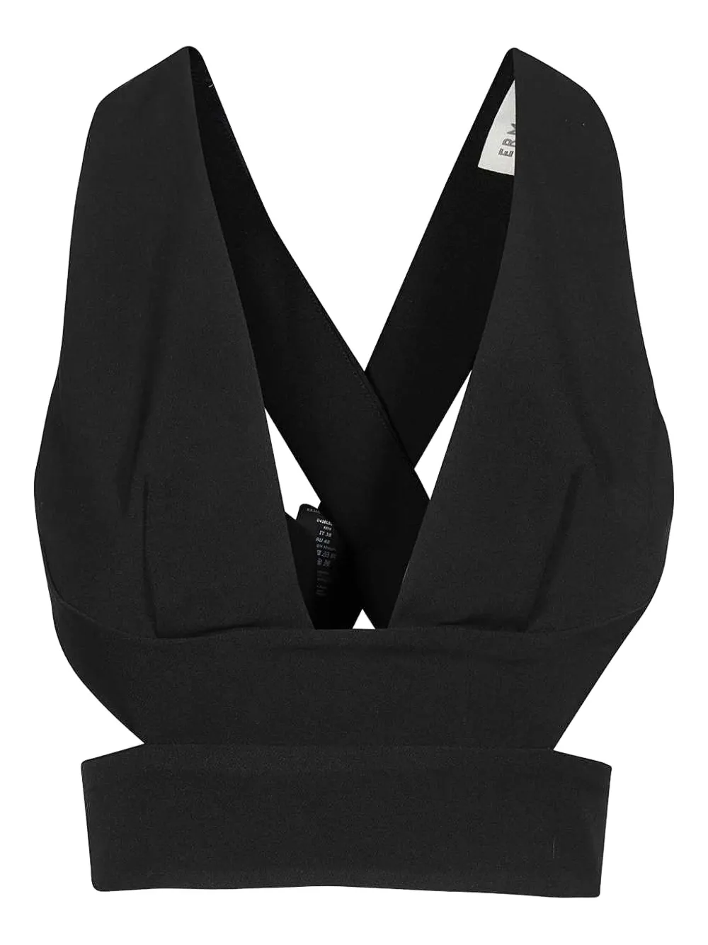 Ermanno Scervino cross-back tank top | Black | Image 1