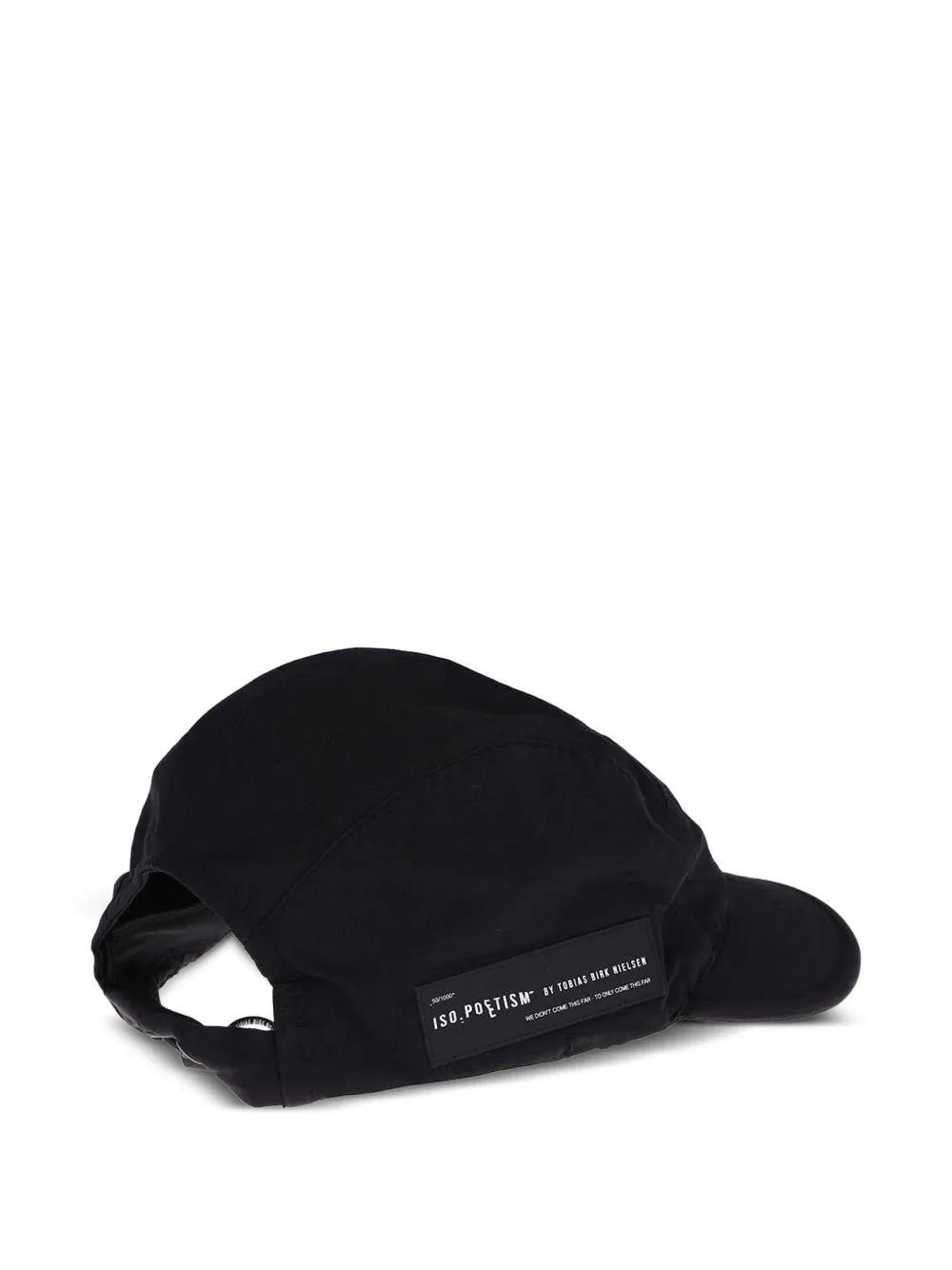 ISO.POETISM Honkbalpet met logoprint - Zwart