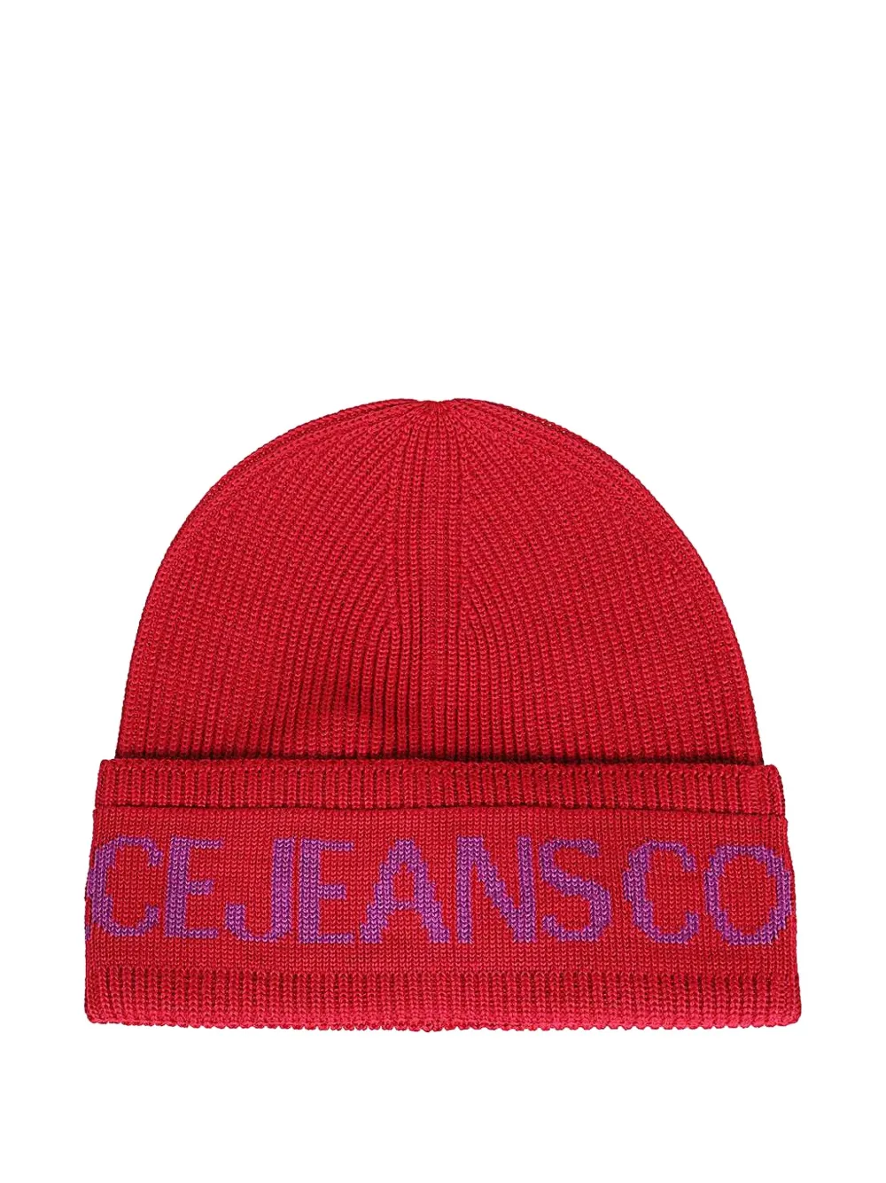 Versace Jeans Couture logo-detail beanie Rood