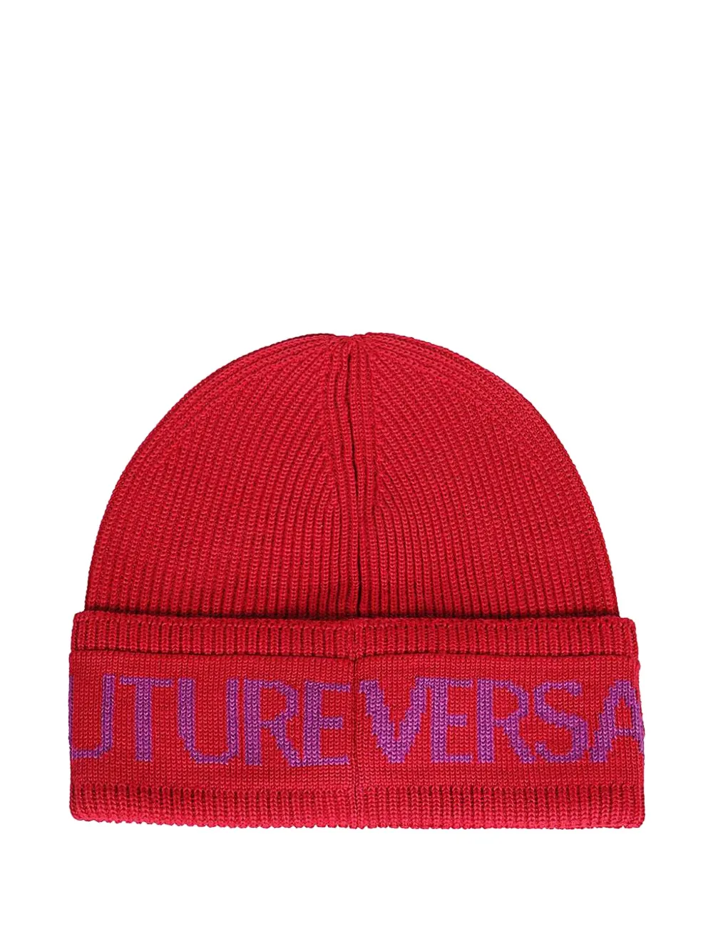 Versace Jeans Couture logo-detail beanie - Rood