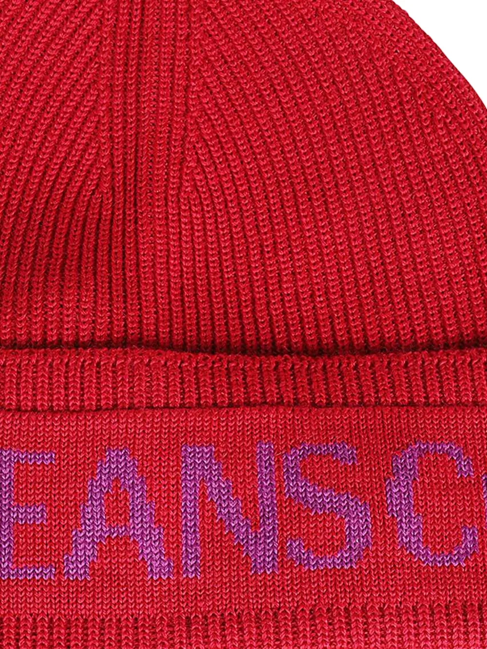Versace Jeans Couture logo-detail beanie Rood
