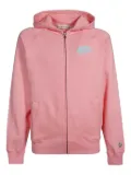 Billionaire Boys Club logo-embroidered zip-up hoodie - Pink