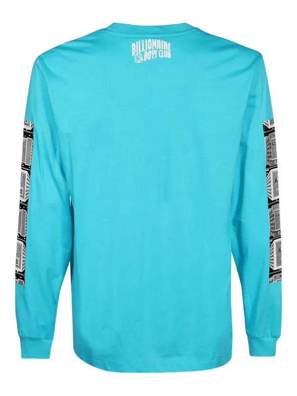 Billionaire Boys Club long-sleeve Print T-shirt | Blue | FARFETCH CY