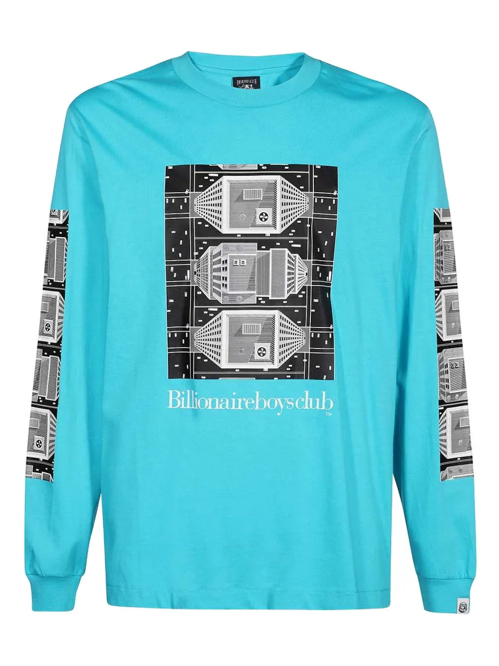 Billionaire Boys Club long-sleeve print T-shirt - ブルー Billionaire Boys Club long-sleeve print T-shirt - ブルー