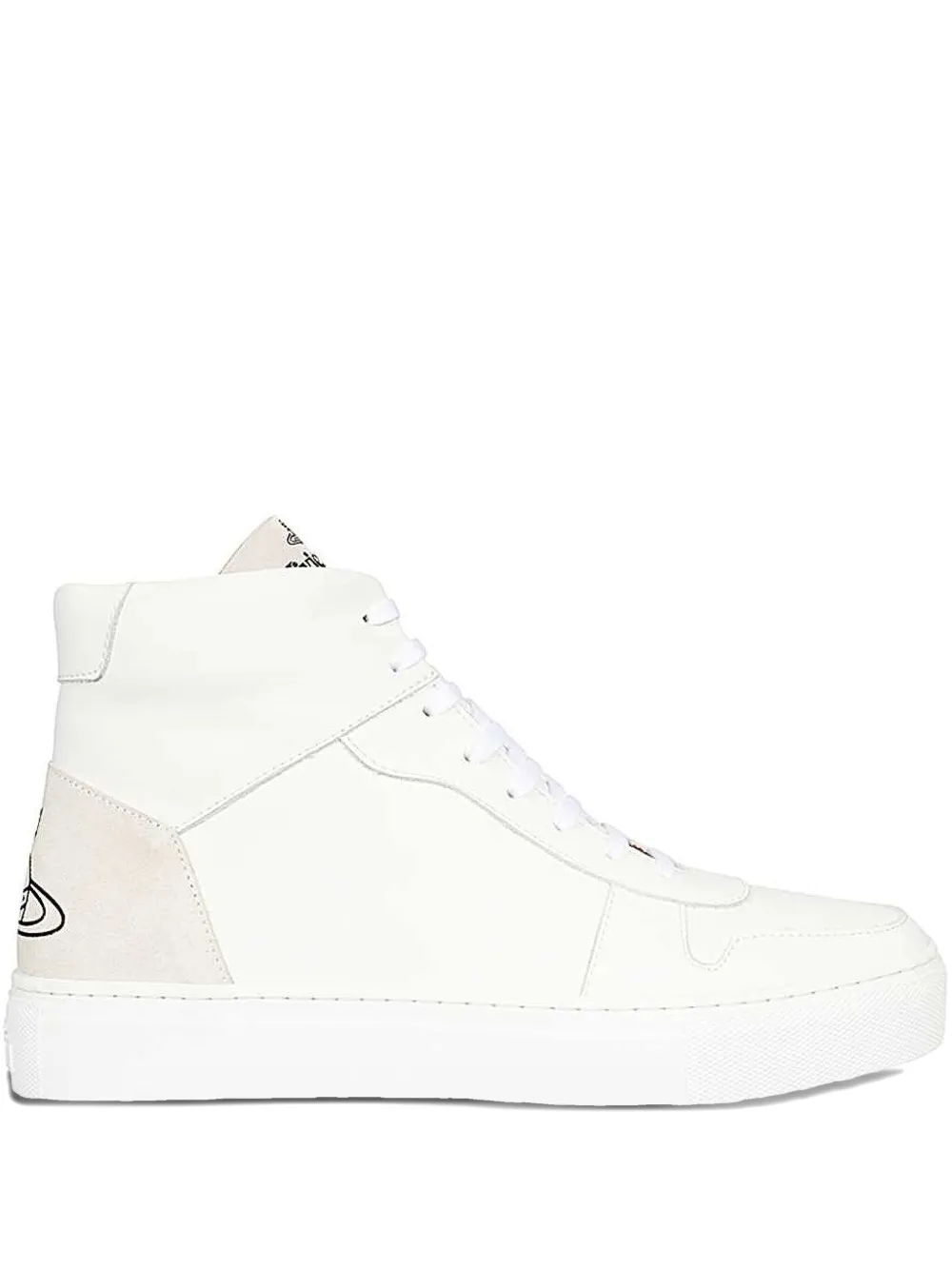Vivienne Westwood Logo-print High-top Sneakers In White