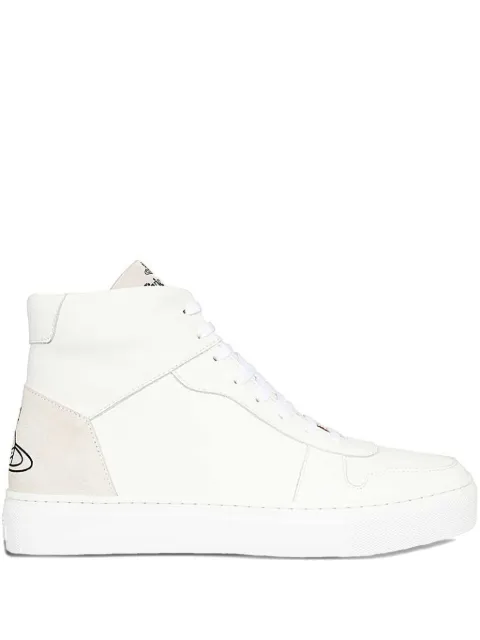 Vivienne Westwood logo-print high-top sneakers