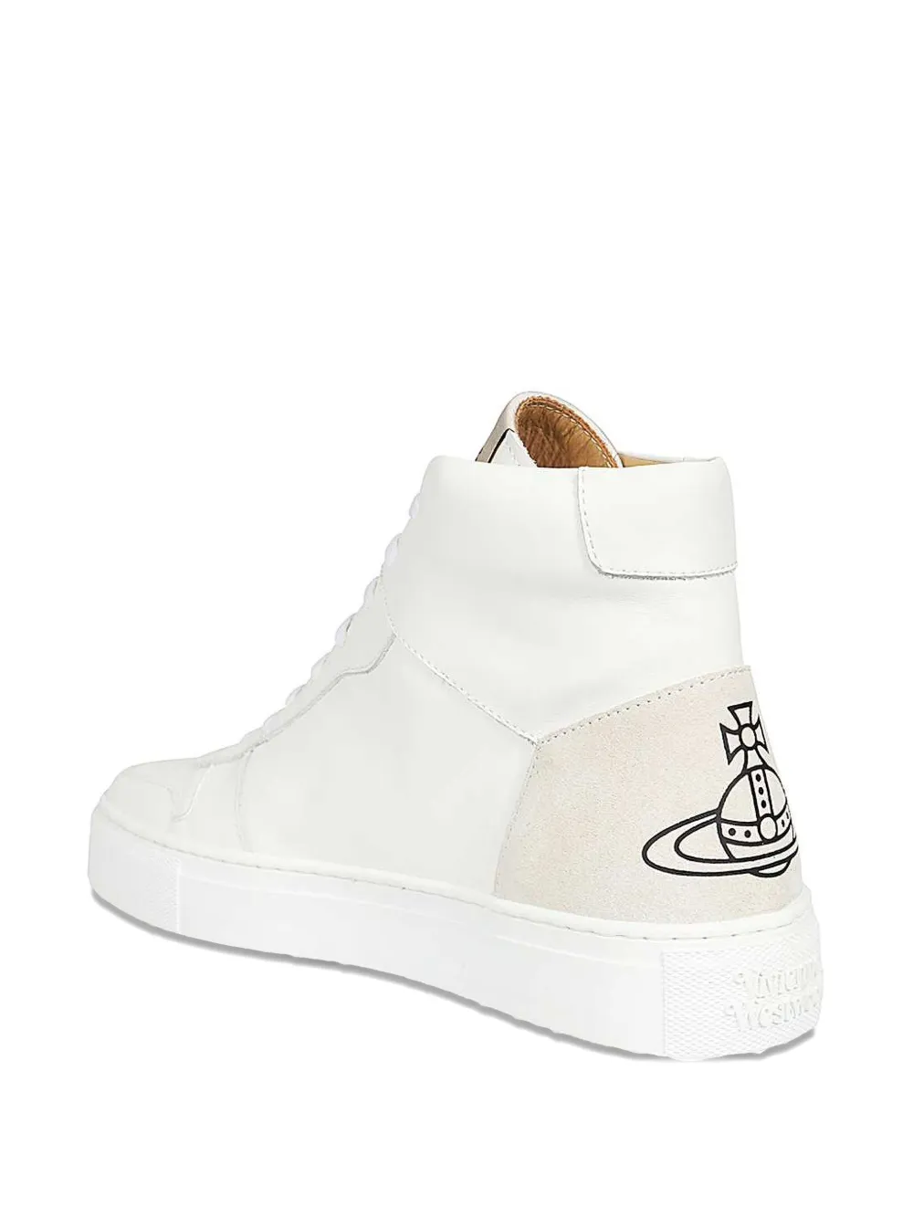 Vivienne Westwood logo-print high-top sneakers White