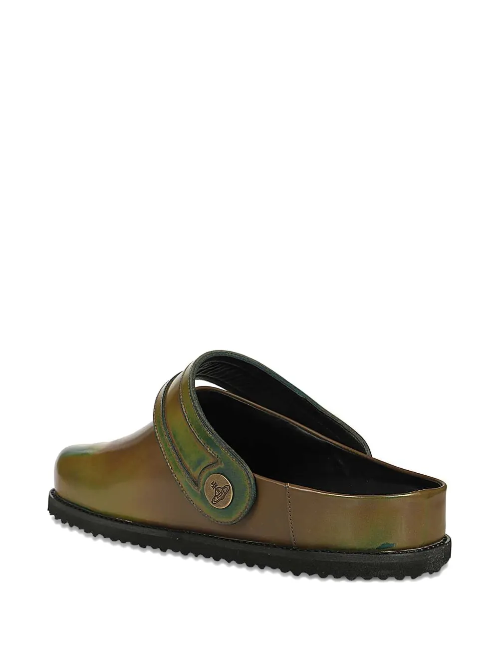 Vivienne Westwood leather strap mules Brown