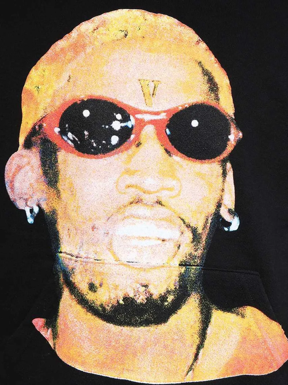 Vlone Graphic-print Hoodie In Black