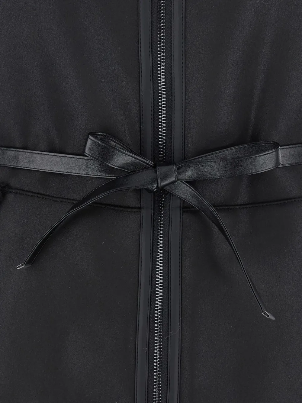 Urbancode Belted Gilet In Black