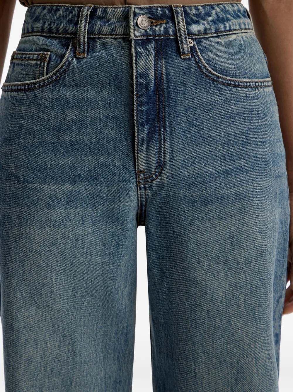 12 Storeez Wide-leg Jeans In Black