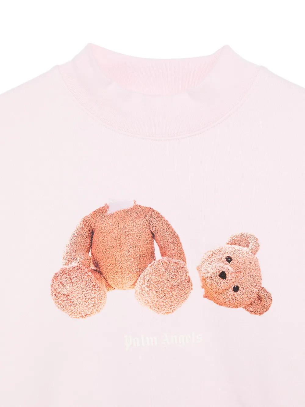 Palm Angels Kids Sweater met teddybeerprint Roze