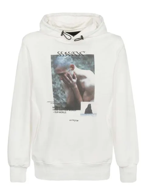 ISO.POETISM print cotton hoodie
