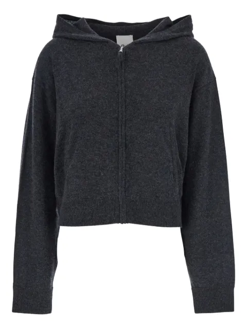Allude zip-up hoodie