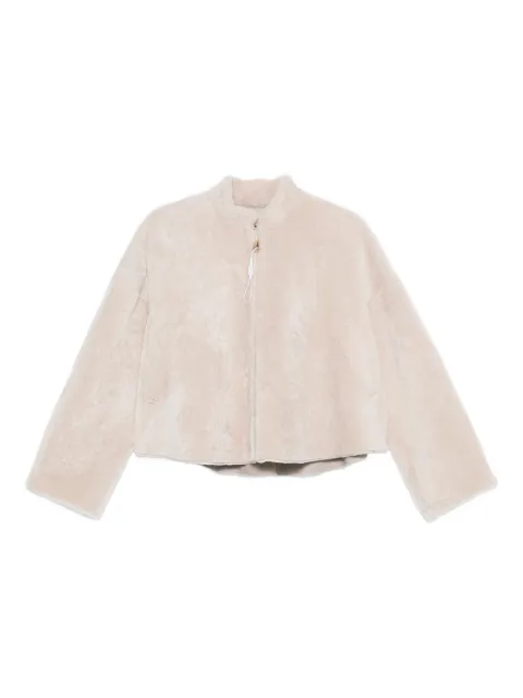 Manzoni 24 zip-front oversized jacket