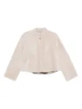 Manzoni 24 zip-front oversized jacket - Neutrals