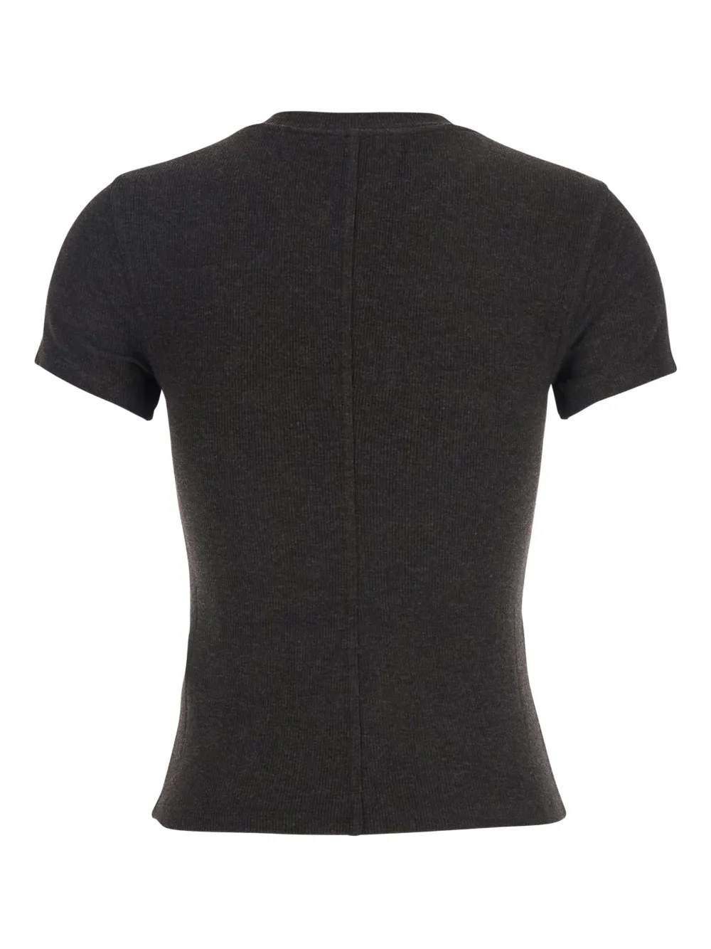 Frame Ribbed Short-sleeve T-shirt In Multi