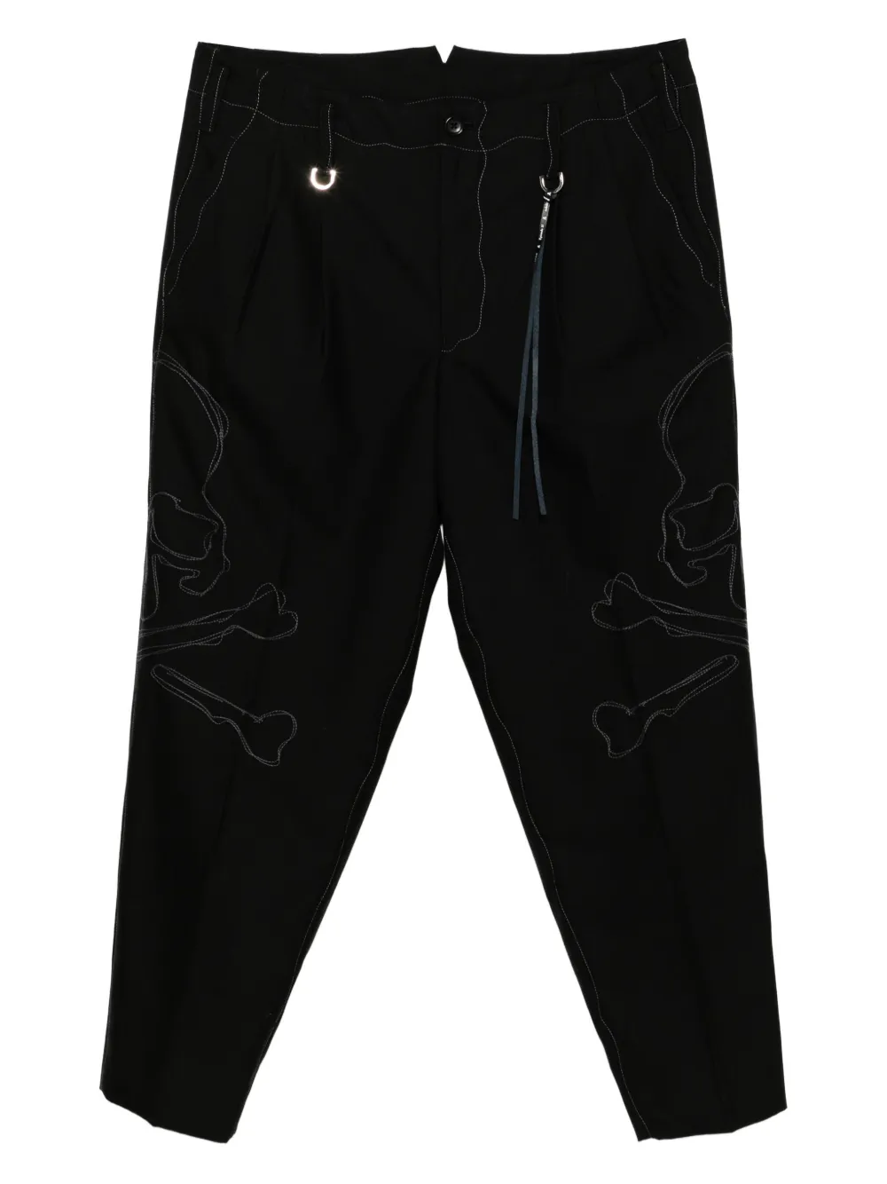 Mastermind Japan logo-embroidered trousers | Black | Image 1