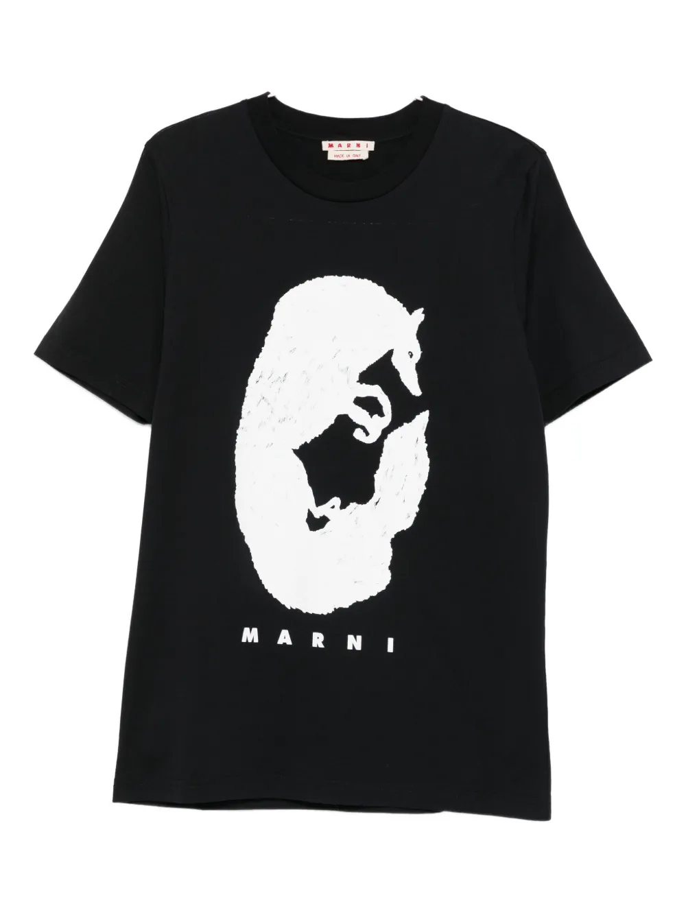 Marni fox-print T-shirt - ブラック Marni fox-print T-shirt - ブラック