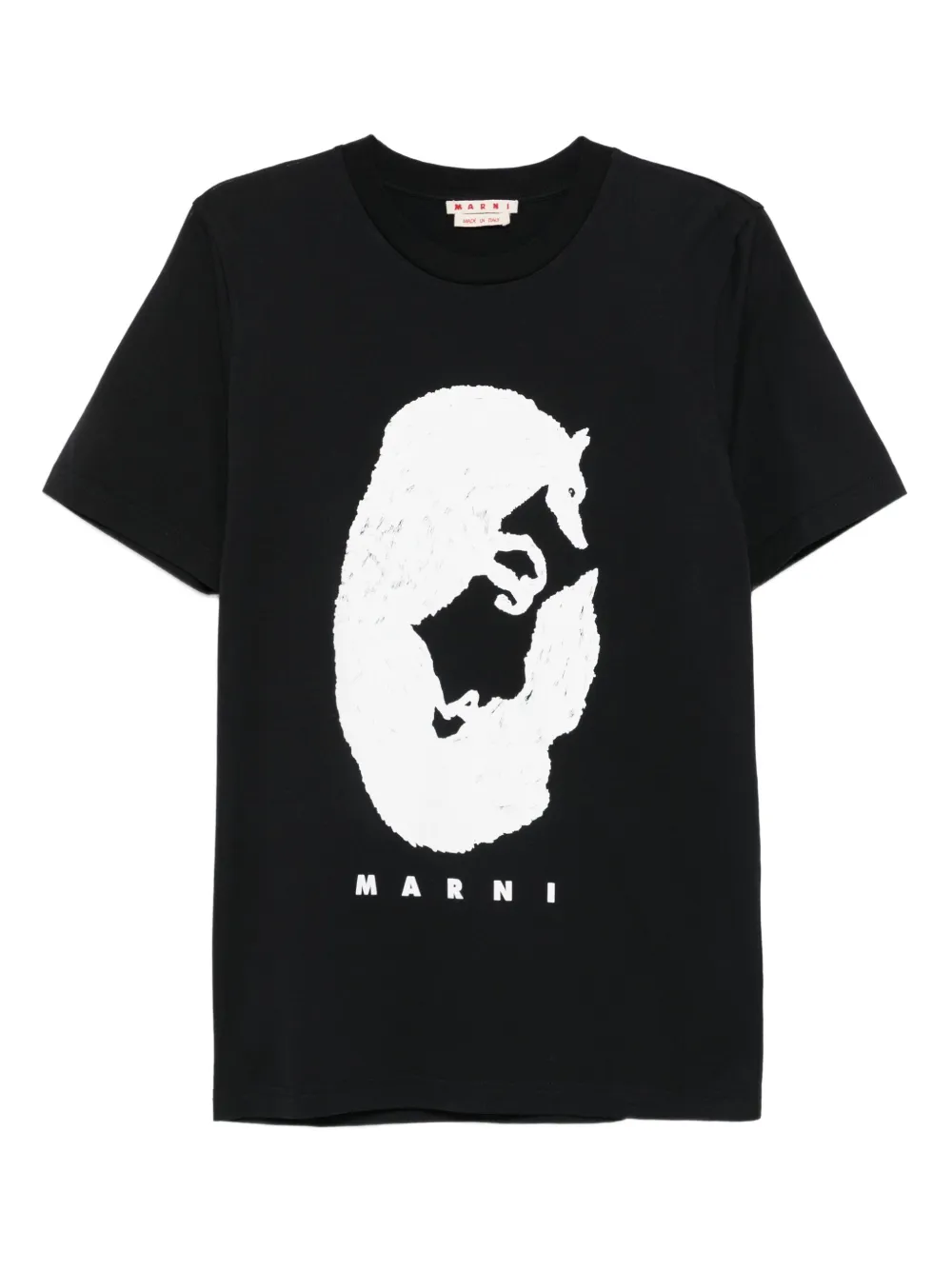 Marni fox-print T-shirt - ブラック Marni fox-print T-shirt - ブラック
