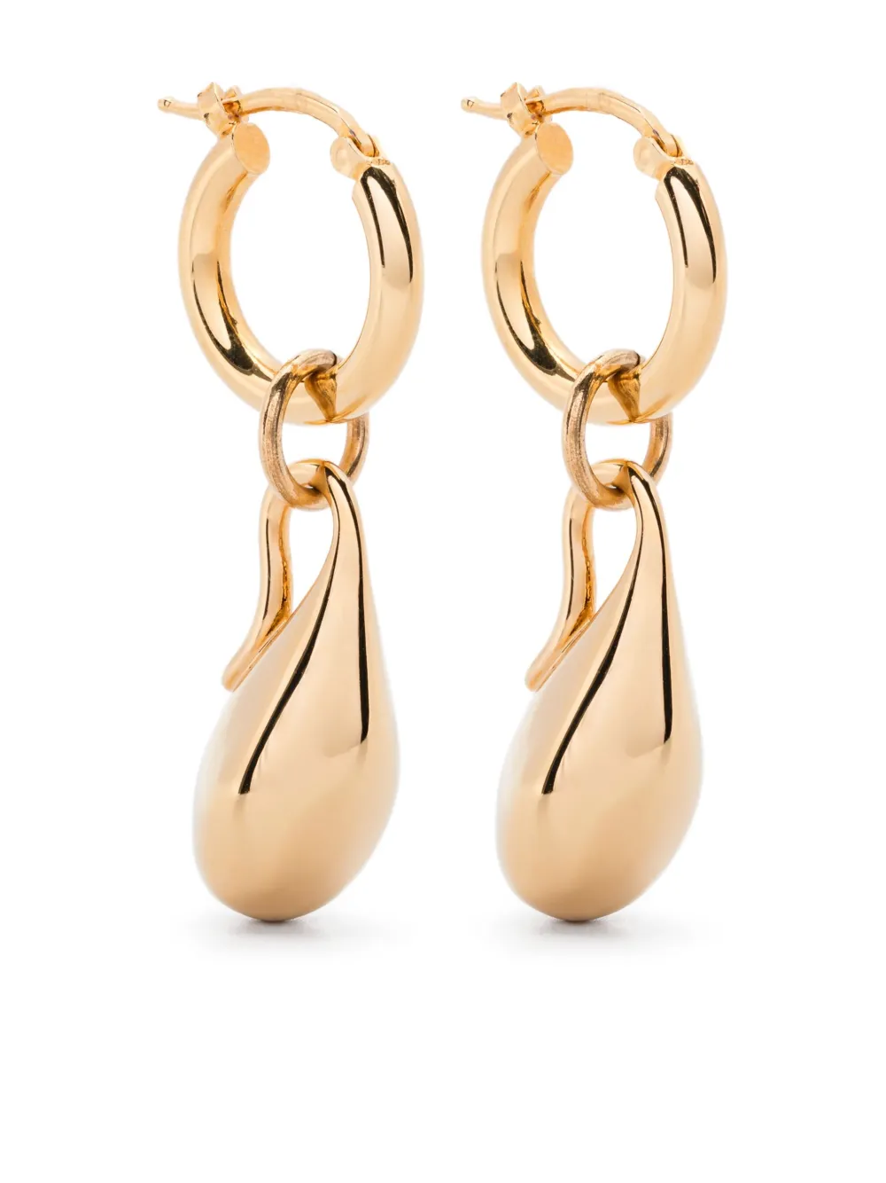 Marni teardrop hoop earrings | Gold | Image 1