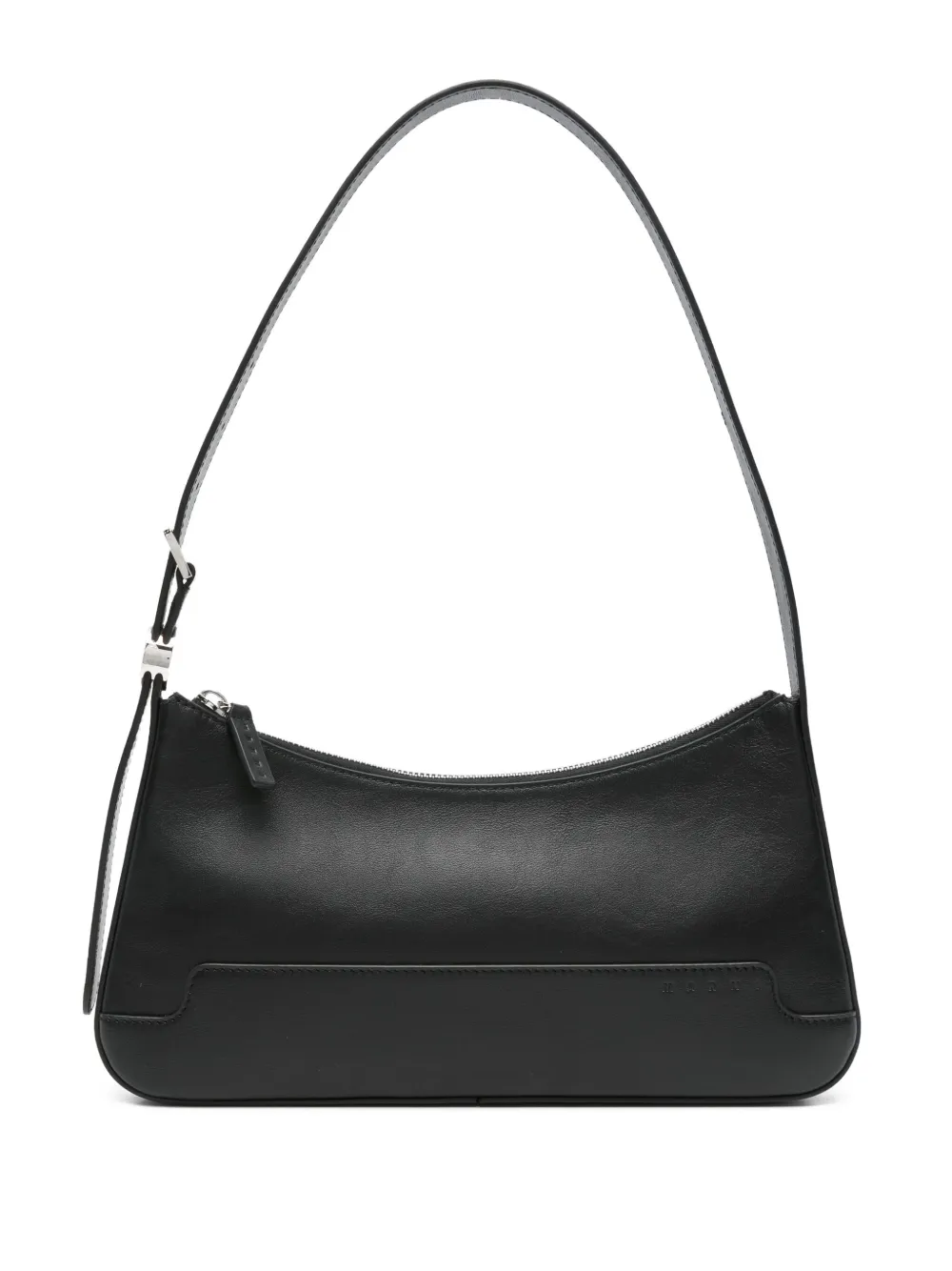 Marni zip-fastening leather shoulder bag - ブラック Marni zip-fastening leather shoulder bag - ブラック