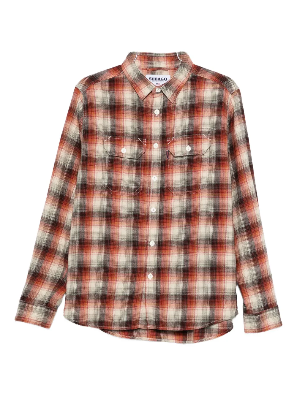 Sebago Francis Checked Shirt In Neutral