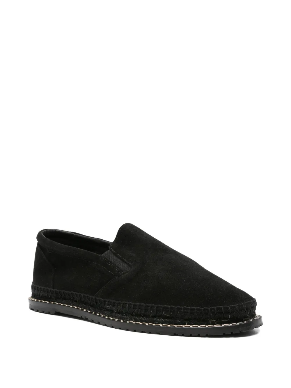 Castañer Suède espadrilles Zwart