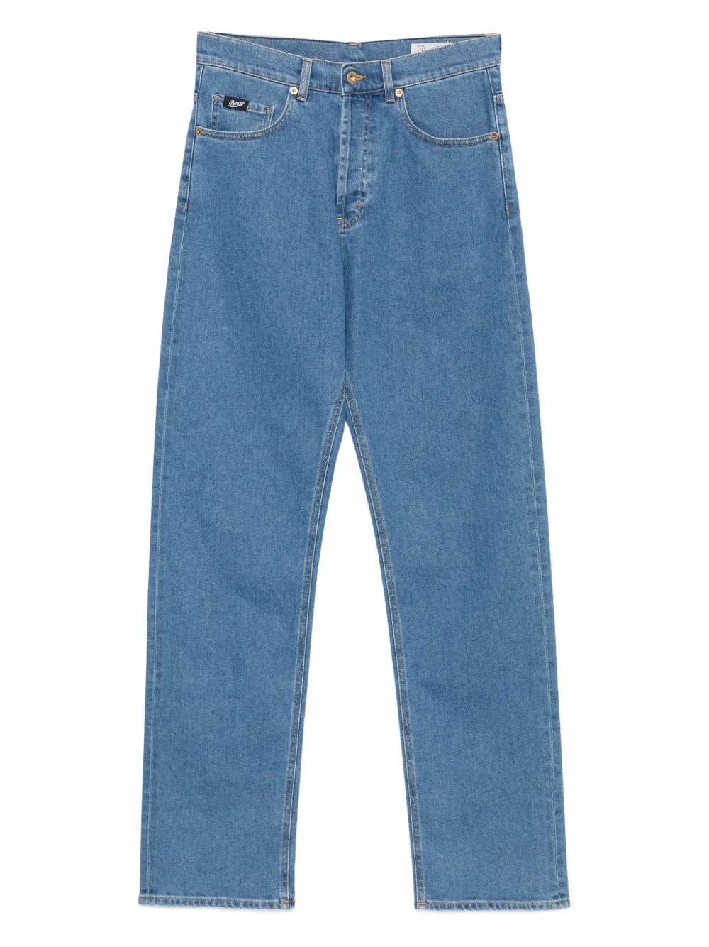 Pence buttoned straight-leg jeans - ブルー Pence buttoned straight-leg jeans - ブルー