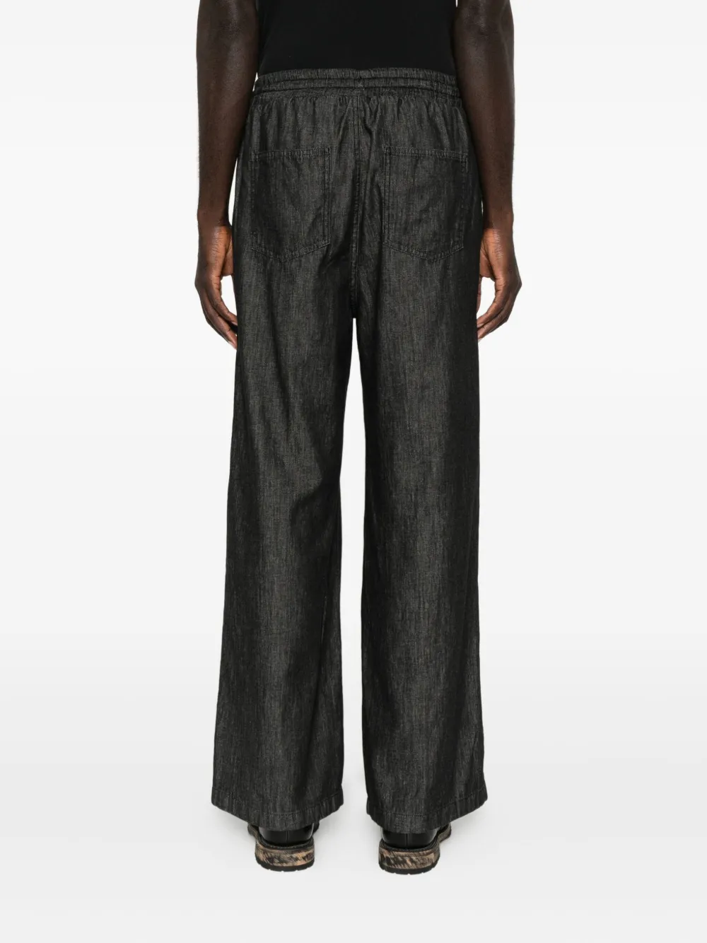 Pence Broek met elastische tailleband Zwart