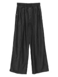 Pence elasticated-waistband trousers - Black