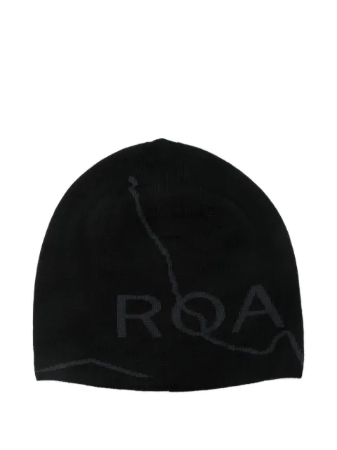 ROA logo-print beanie