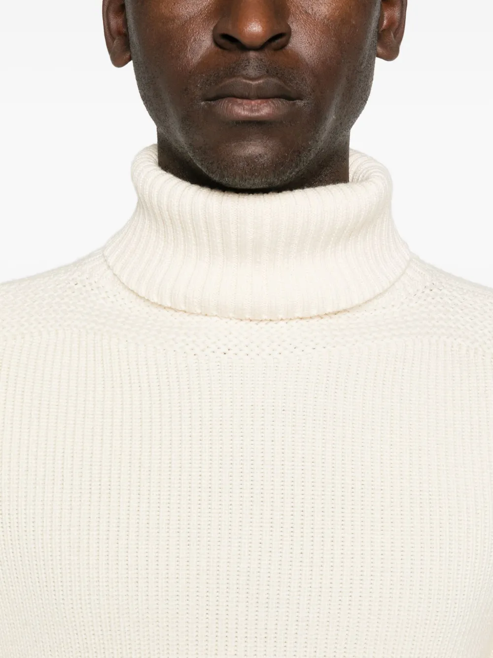 Sebago Turtleneck Sweater In White