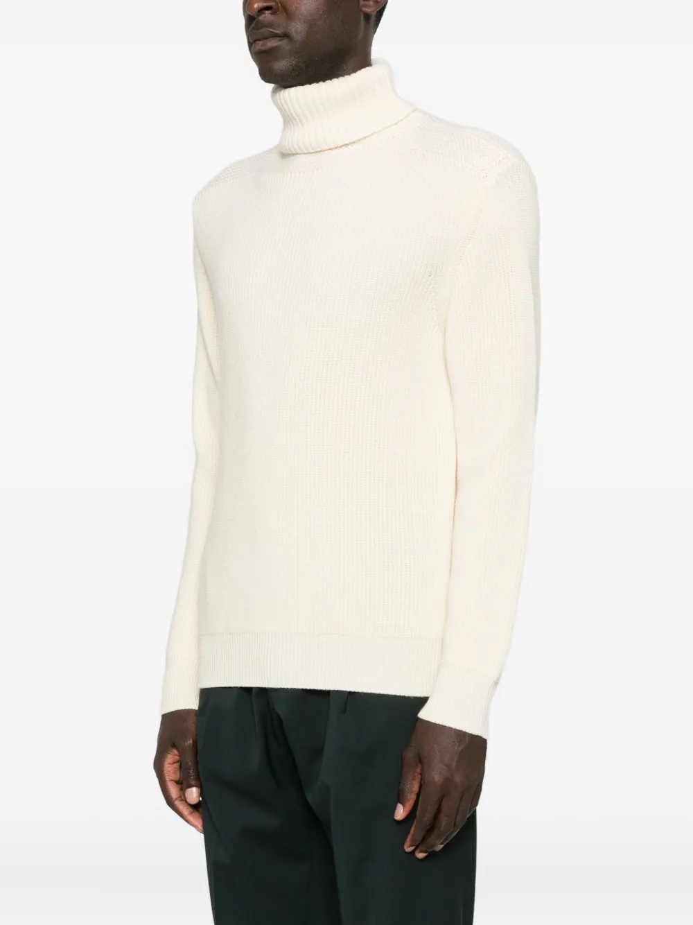 Sebago Turtleneck Sweater In White