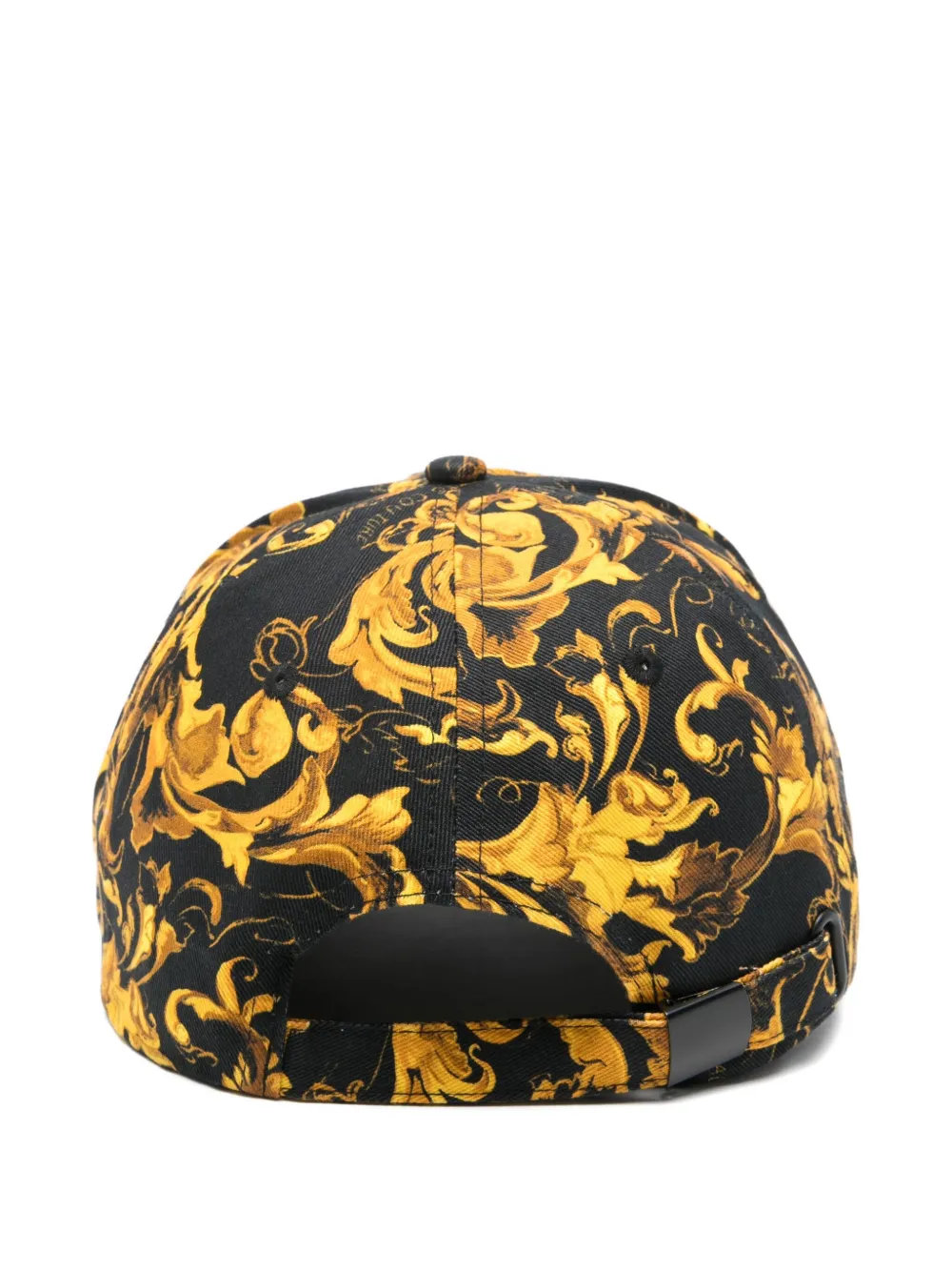 Versace Jeans Couture baroque-print cap - Zwart