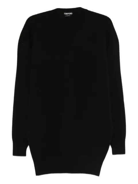 TOM FORD round-neck cashmere mini dress