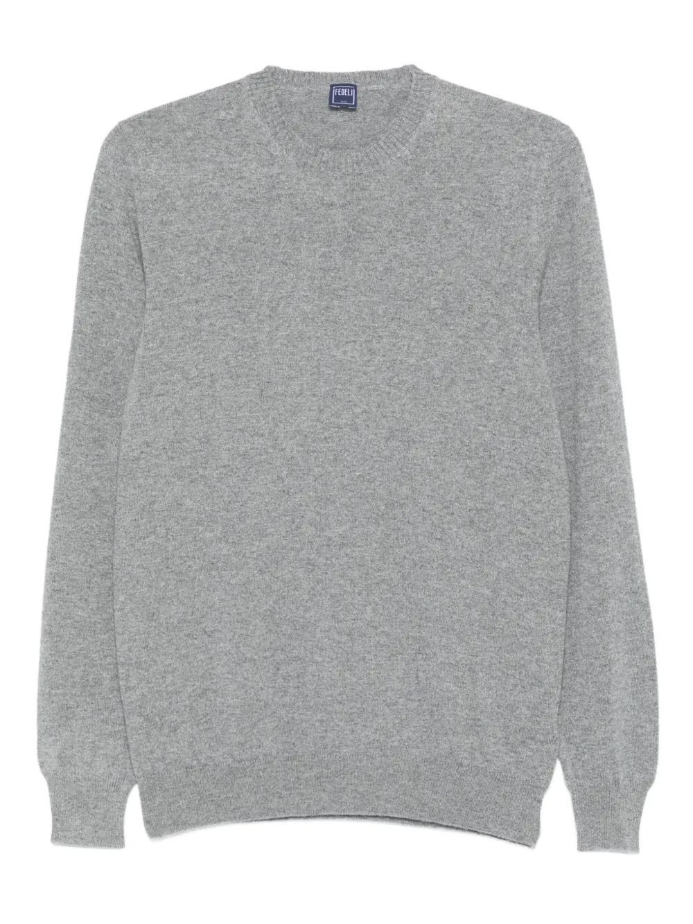 Fedeli round-neck cashmere sweater | Grey | Image 1