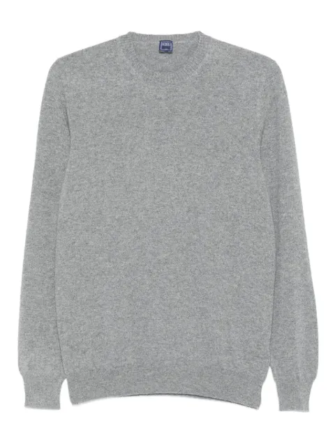Fedeli Kaschmirpullover mit Rundhalsausschnitt