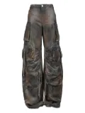 The Attico Fern multi-pocket palazzo pants - Grey