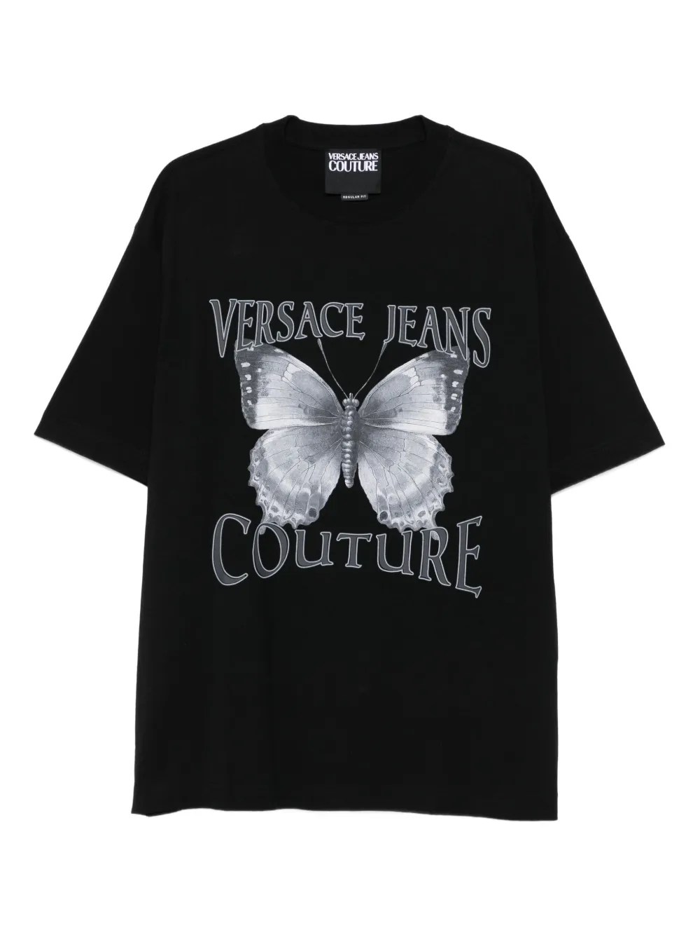 Versace Jeans Couture butterfly-print T-shirt | Black | Image 1