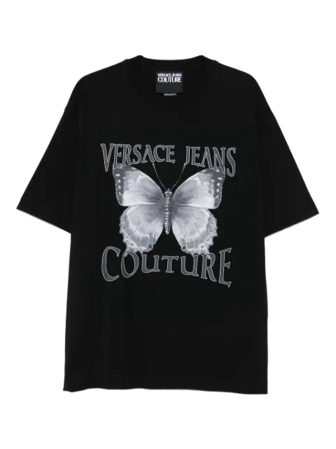 Versace Jeans Couture butterfly-print T-shirt