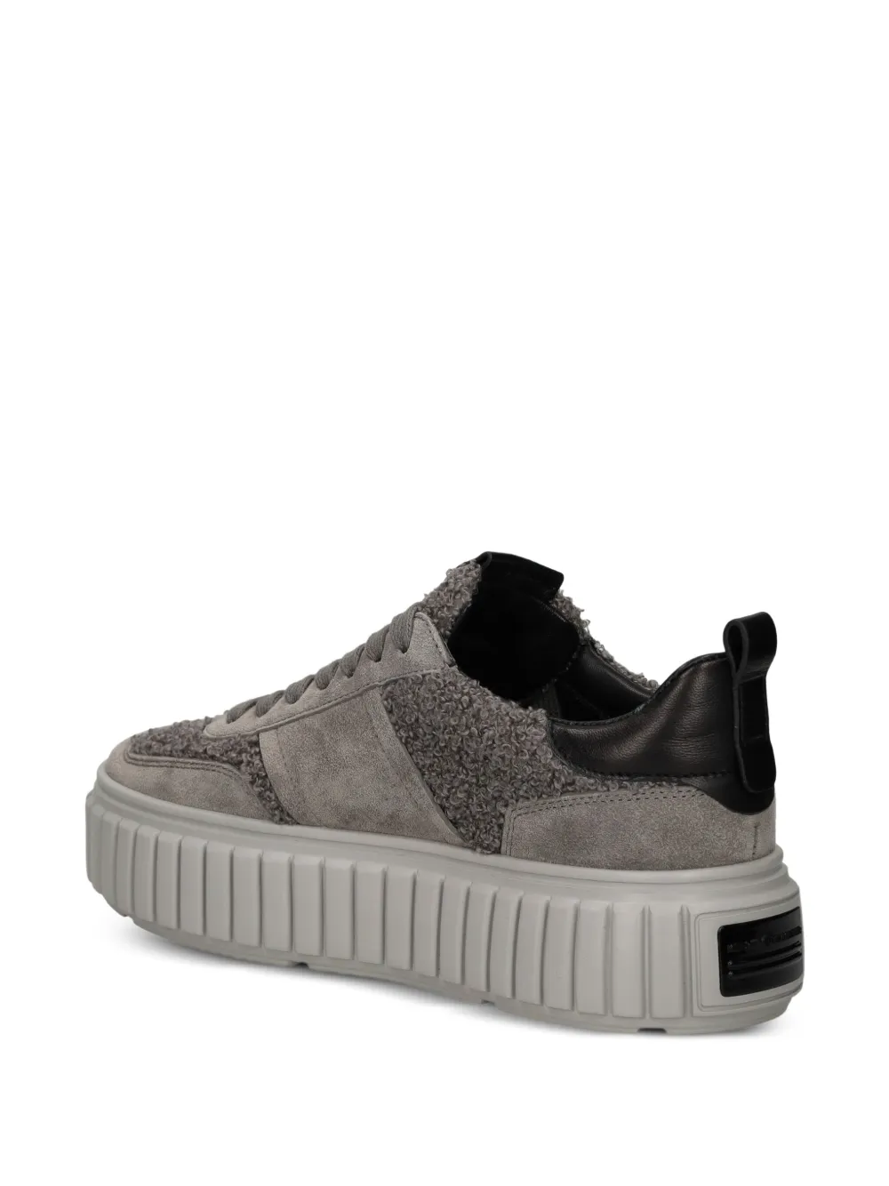 Kennel & Schmenger COOL leren sneakers met plateauzool Grijs