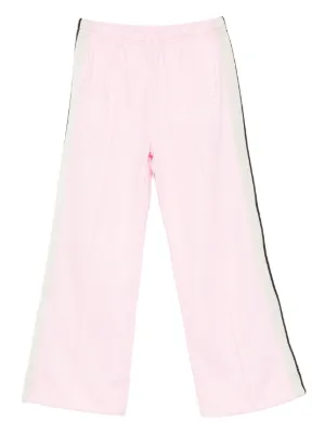 Palm Angels Kids サイドストライプ フレアパンツ | レッド | FARFETCH JP