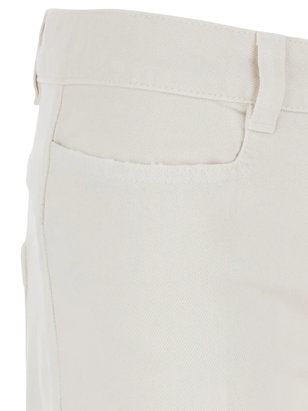 Seafarer Jeans met franje afwerking Wit