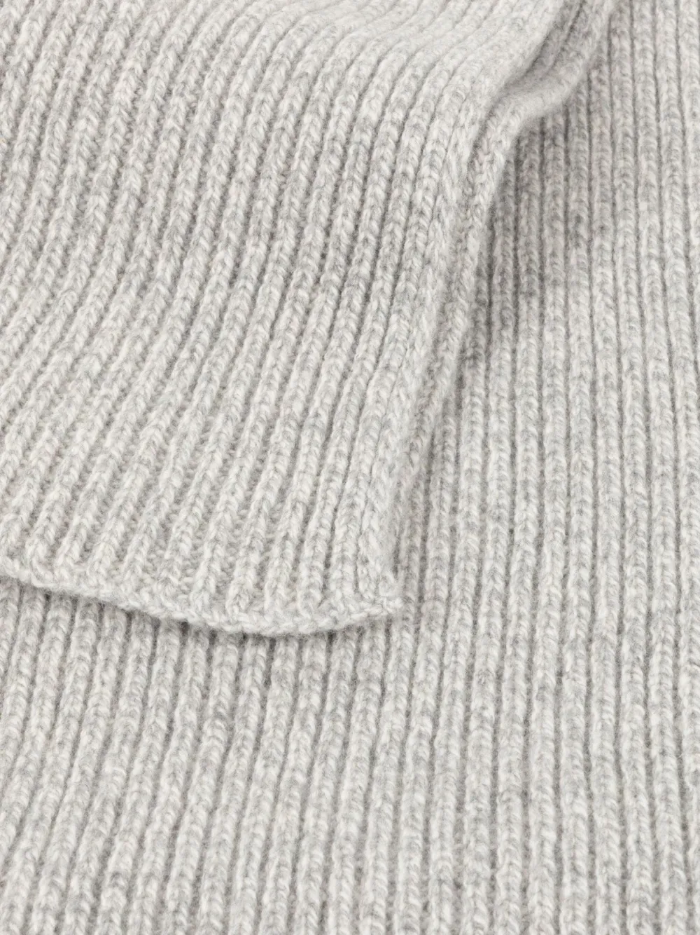 John Smedley ribbed merino wool-cashmere blend scarf | Women | Image 2