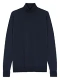 John Smedley turtleneck merino wool sweater - Blue