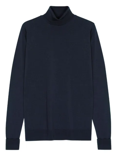 John Smedley turtleneck merino wool sweater