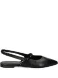 Kennel & Schmenger GRETA leather slingback ballerinas - Black